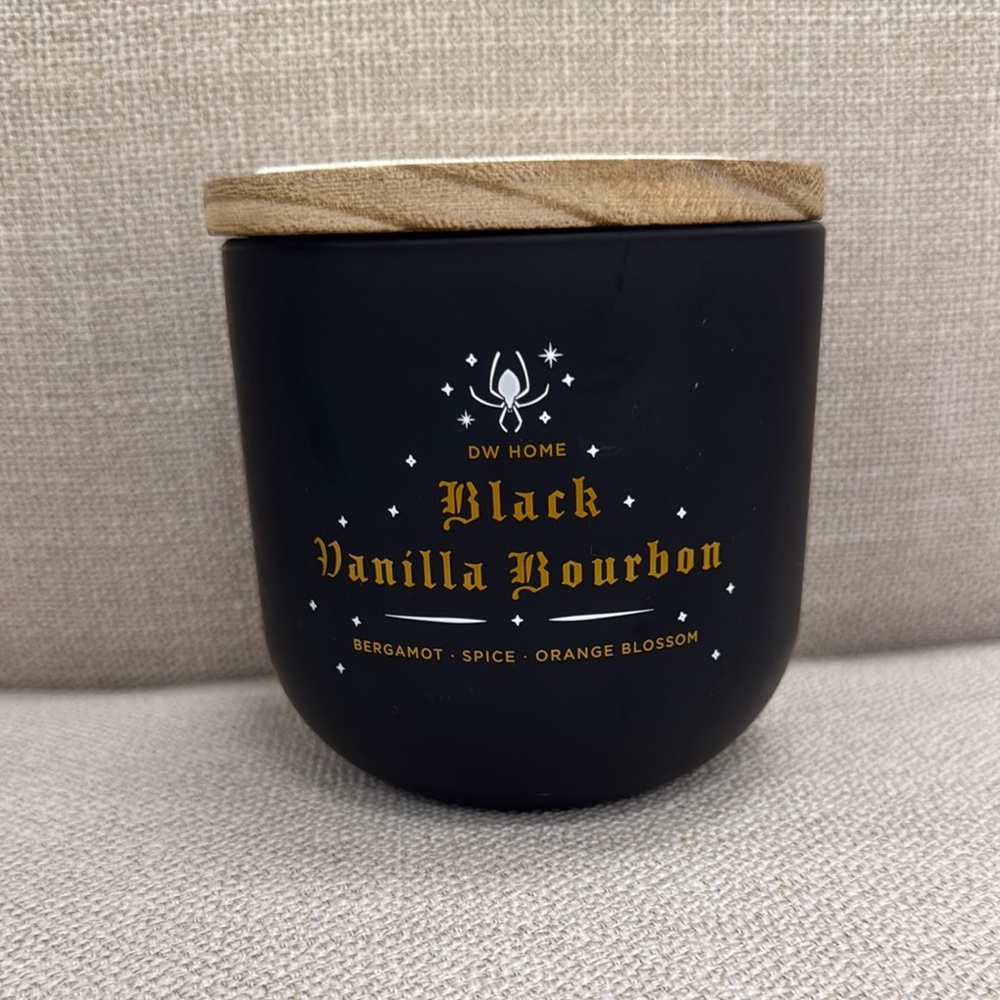 Black Vanilla Bourbon Candle by DW Home